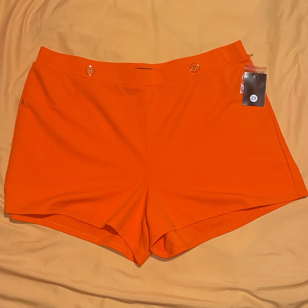 Neon Orange Shorts